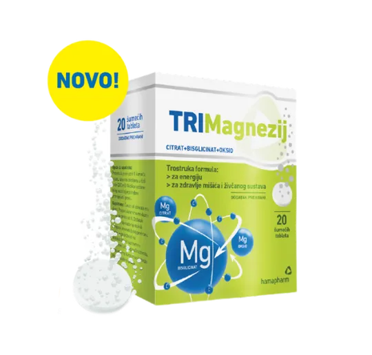 Trimagnezij noć 20 kapsula Hamapharm