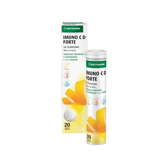 Dietpharm IMUNO C D FORTE šumeće tablete A20