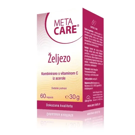 Meta care željezo 60 kapsula