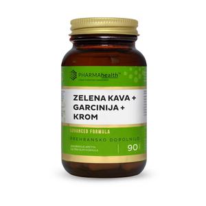 Pharma health zelena kava+garcinia+krom  90 kapsula