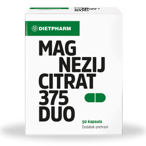 Dietpharm Magnezij Citrat 375 DUO 50 kapsula