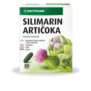 Dietpharm Silimarin+artičoka 50 kapsula