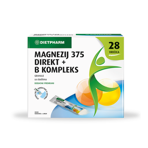 Dietpharm Magnezij 375 Direkt + B kompleks granule 28 vrećica