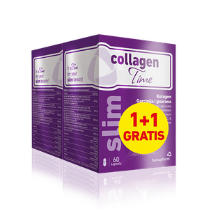 Collagen Time Slim kapsule 1+1 gratis Hamapharm