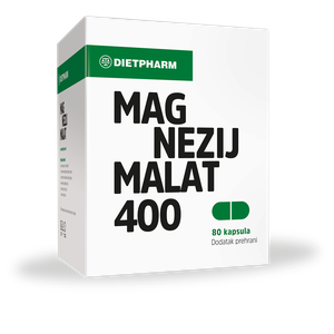 Dietpharm Magnezij malat 400mg 80 kapsula