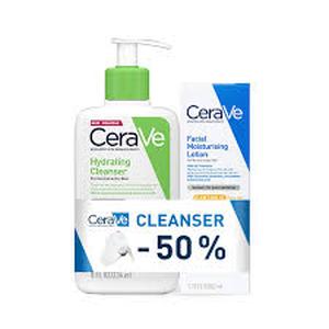 CeraVe Hidratantna njega za lice SPF30, 52 ml +emulzija za čišćenje 236ml