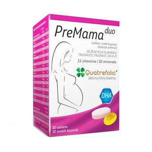 Premama Duo Quatrefolic 30 tableta + 30 kapsula
