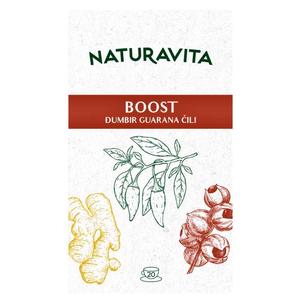 Čaj Boost guarana, đumbir i čili 20 filter vrećica Naturavita
