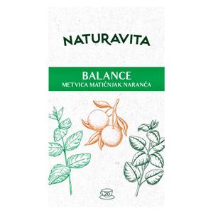 Čaj Balance metvica, matičnjak i naranča 20 filter vrećica Naturavita