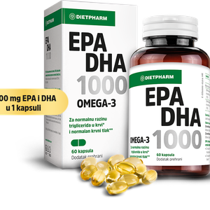 Dietpharm EPA DHA 1000 Omega-3 60 kapsula