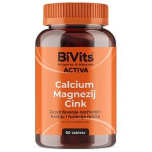 Bivits activa Kalcij Magnezij Cink 60 tableta