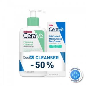 Cerave pjenušavi gel za čišćenje236 ml+oil control gel 52 ml