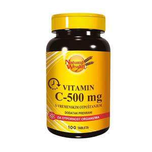 Natural Wealth vitamin C-500 100 tableta