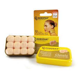 Čepići za uši ohropax vosak 12 komada