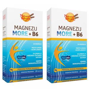 Natural Wealth magnezij more+B6 20 kapsula 1+1 gratis